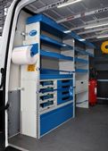 02_Accessories and shelving in the service engineer’s van